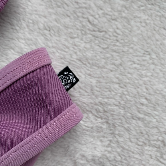 La Vie En Rose V-Neck Ribbed Bikini Set - Picture 3 of 15